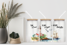 Load image into Gallery viewer, 🌊 ⚓️ Lighthouse Glass Tumbler 16oz/475ml