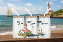 Load image into Gallery viewer, 🌊 ⚓️ Lighthouse Glass Tumbler 16oz/475ml