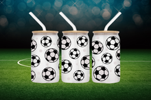 Load image into Gallery viewer, ⚽ Soccer Lovers Glass Tumble | 16oz/475ml