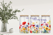 Load image into Gallery viewer, Signature Quote Glass Tumble 16oz/475ml - ๐ Wonderfully Made Series ๐