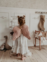 Load image into Gallery viewer, Bonne Mere Starry Nights Heirloom Angel Wings & Eyemask - BLUSH