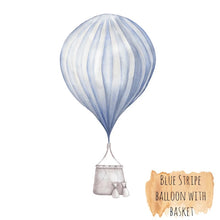 Load image into Gallery viewer, Medium Hot Air Balloon with Basket by Little Rae Prints