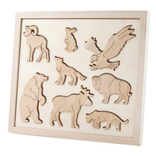 Load image into Gallery viewer, Wooden Sorting Puzzle - Animals Of North America