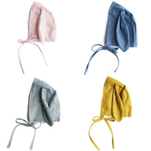 Load image into Gallery viewer, Bobby Bunny Bonnets - Chambray Linen