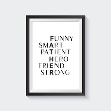 Load image into Gallery viewer, Father Print