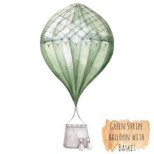 Load image into Gallery viewer, Medium Hot Air Balloon with Basket by Little Rae Prints