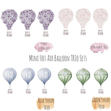 Load image into Gallery viewer, Hot Air Balloons - Mini Trio by Little Rae Prints
