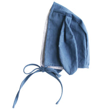 Load image into Gallery viewer, Bobby Bunny Bonnets - Chambray Linen