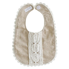 Load image into Gallery viewer, Olivia Bib - Natural Linen