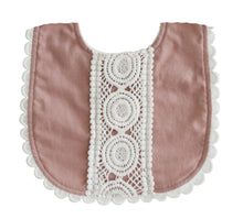 Load image into Gallery viewer, Olivia Bib - Rose Linen