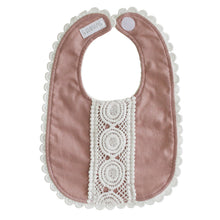 Load image into Gallery viewer, Olivia Bib - Rose Linen