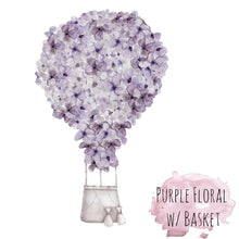 Load image into Gallery viewer, Medium Hot Air Balloon with Basket by Little Rae Prints