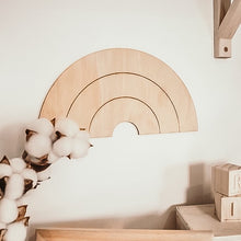 Load image into Gallery viewer, Engraved Wooden Rainbow Wallmate Plaque