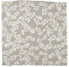 Load image into Gallery viewer, MUSLIN SWADDLE - GARDEN FLORAL - LEAFY SPRIG GRAY