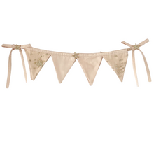 Load image into Gallery viewer, Bonne Mere Glitter Stars Bunting - Honey Gold