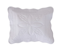Load image into Gallery viewer, Bonne Mere Cot Quilted Bedspread and Pillow Set - Elephant Grey
