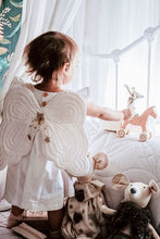 Load image into Gallery viewer, Bonne Mere Starry Nights Heirloom Angel Wings & Eyemask - Powder
