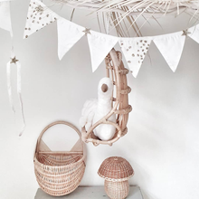 Load image into Gallery viewer, Bonne Mere Glitter Stars Bunting - White