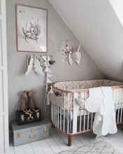 Load image into Gallery viewer, Bonne Mere Cot Quilted Bedspread and Pillow Set - Elephant Grey