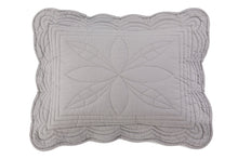 Load image into Gallery viewer, Bonne Mere Cot Quilted Bedspread and Pillow Set - Elephant Grey