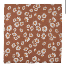 Load image into Gallery viewer, MUSLIN SWADDLE - DAISY CLAY BROWN