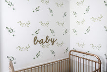 Load image into Gallery viewer, Green Leaf Foliage Wall Decals by Little Rae Prints
