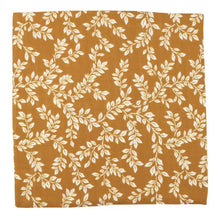Load image into Gallery viewer, MUSLIN SWADDLE - LEAFY SPRIG MUSTARD