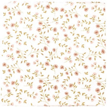 Load image into Gallery viewer, MUSLIN SWADDLE - WILD FLOWER WHITE
