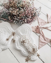 Load image into Gallery viewer, Bonne Mere Starry Nights Heirloom Angel Wings & Eyemask - White