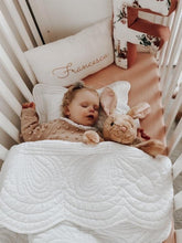 Load image into Gallery viewer, Bonne Mere Cot Quilted Bedspread and Pillow Set - Elephant Grey