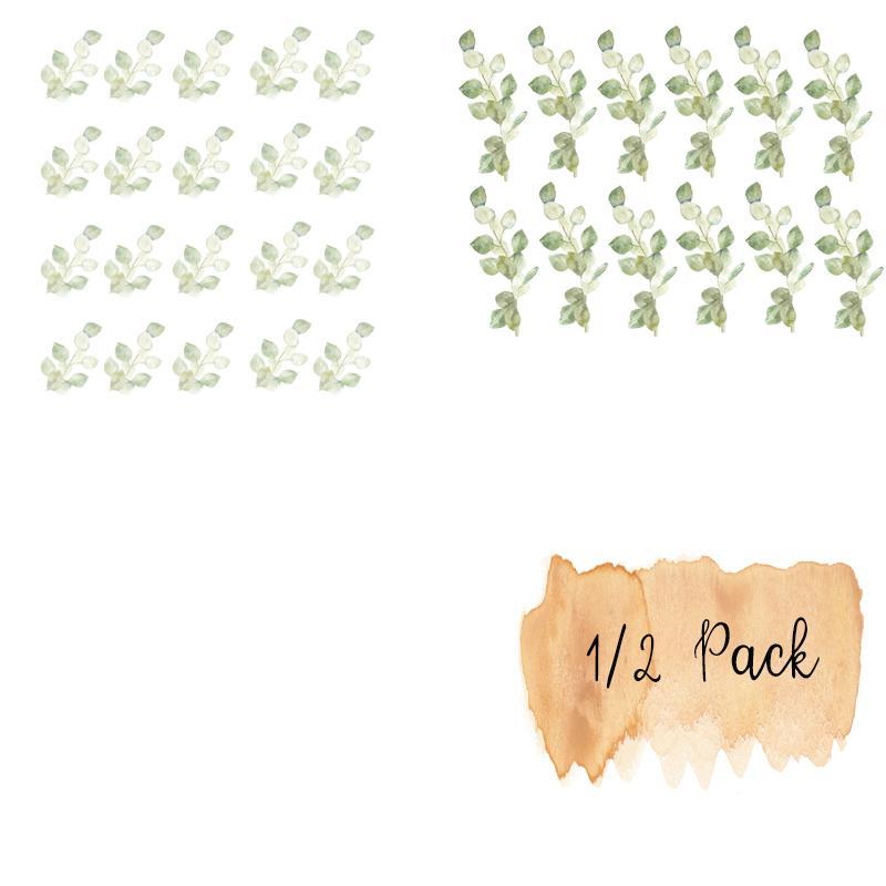 Green Leaf Foliage Wall Decals by Little Rae Prints