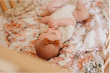 Load image into Gallery viewer, MUSLIN SWADDLE - SUNSET FLORAL

