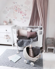 Load image into Gallery viewer, Bonne Mere Cot Quilted Bedspread and Pillow Set - Elephant Grey
