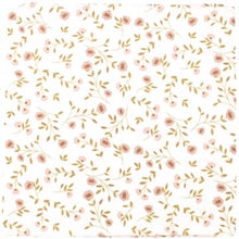 Load image into Gallery viewer, MUSLIN SWADDLE - WILD FLOWER WHITE
